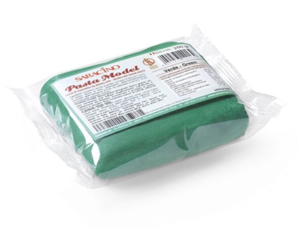 Pasta Di Zucchero Saracino Model Verde 250 gr - Intortala