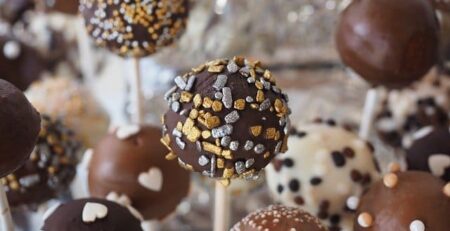 cake pop al cioccolato