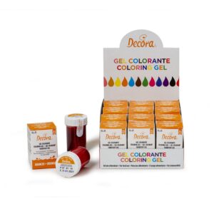 colorante arancione gel alimentare