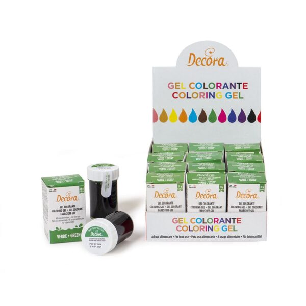 colorante verde gel alimentare
