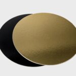 disco oro nero sottotorta