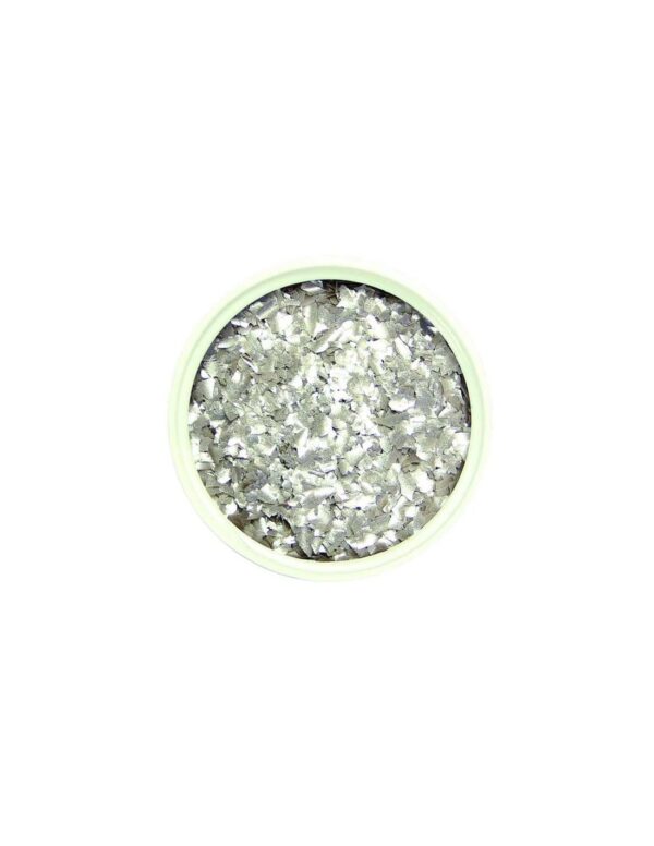 glitter argento alimentare
