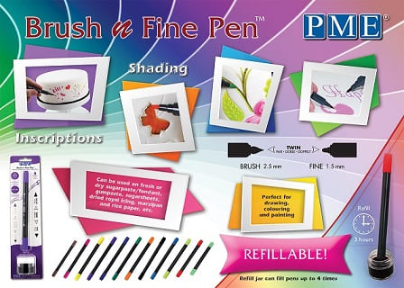 set pennarelli edibili