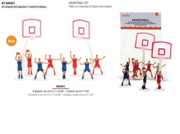 cake topper squadra di basket