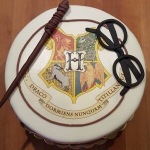 torta in pasta di zucchero di harry potter