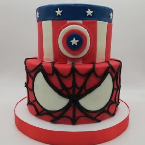 torta in pasta di zucchero marvel spiderman
