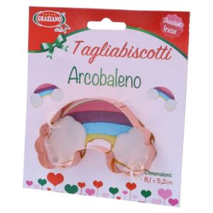 taglia biscotti forma arcobaleno