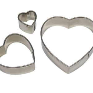 set taglia biscotti forma cuore