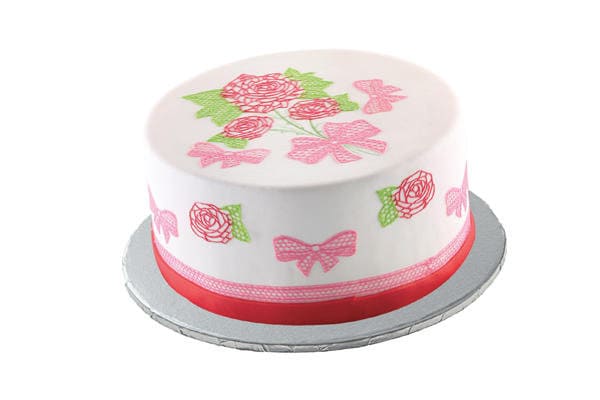 vassoio sotto torta tondo argento