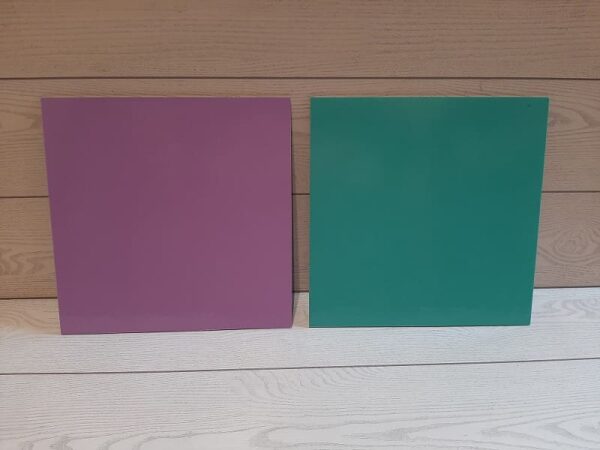 tavoletta colore tiffany e glicine per alimenti