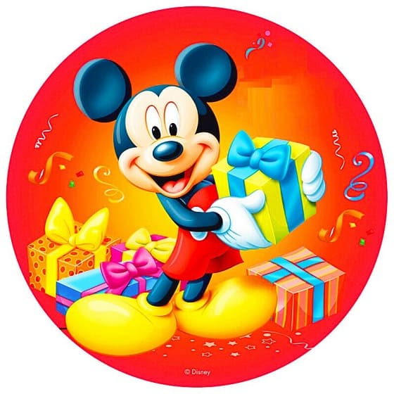 Cialda Per Torta Topolino Mickey Mouse - Intortala