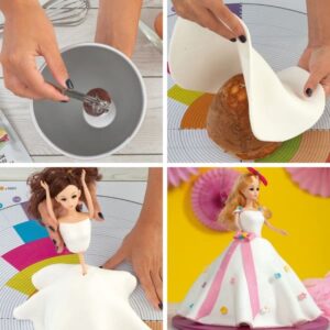 realizzare torta barbie