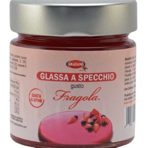 glassa a specchio pronta alla fragola