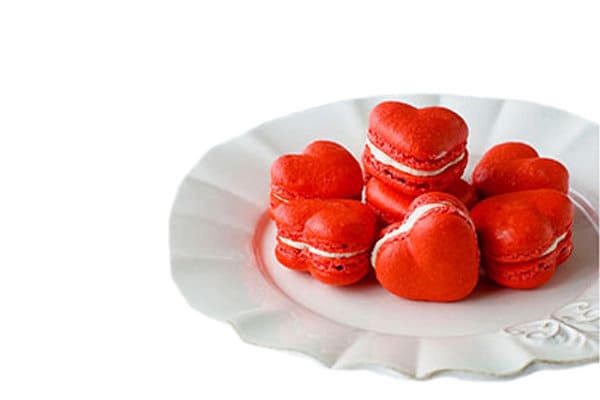 stampo per macaron forma cuore silikomart