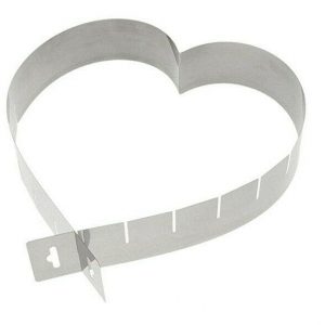 cornice acciaio cuore regolabile