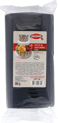 pasta di zucchero nera