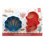 taglia biscotti sirena conchiglia