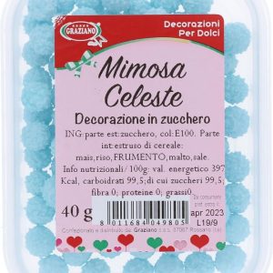 mimosa di zucchero celeste