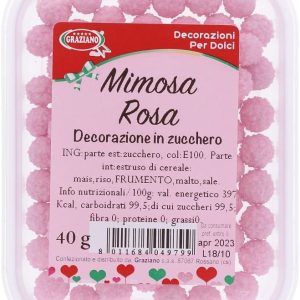 mimosa di zucchero rosa